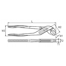 Szczypce nastawne 200 mm 634-200-1 IRIMO