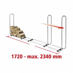 Stojak do składowania drewna opałowego 5122000 WOLFCRAFT