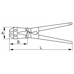 Nożyce do cięcia prętów Ø 11 mm 651131 IRIMO