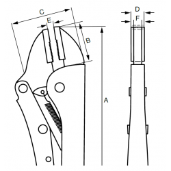 Szczypce Morse'a 190 mm 64B-190-1 IRIMO