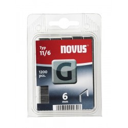 Zszywki typ G 11/6 opak. 1200 szt. 042-0384 NOVUS