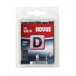 Zszywki typ D 53F/6 opak. 1200 szt. 042-0374 NOVUS