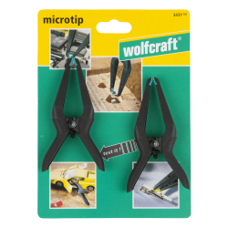 Ścisk sprężynowy microtip 60 mm 2 szt. 3431000 WOLFCRAFT