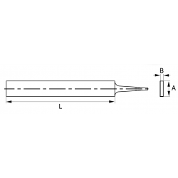 Pilnik płaski do metalu zgrubny 150 mm 534561 IRIMO