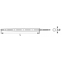 Pilnik okrągły do metalu dokładny 150 mm 534311 IRIMO