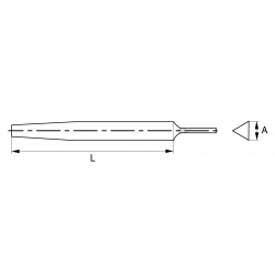 Pilnik trójkątny do metalu dokładny 150 mm 534341 IRIMO