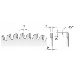 Tarcza pilarska do cięcia aluminium Ø 400/30 mm 120 zębów 297.120.16M CMT