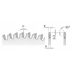 Tarcza pilarska do cięcia aluminium Ø 254/30 mm 80 zębów 297.081.10M CMT