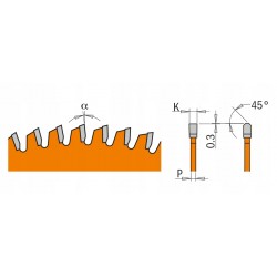 Tarcza pilarska do cięcia drewna Ø 165/20 mm 56 zębów 281.166.56H CMT