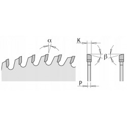 Tarcza pilarska do cięcia drewna Ø 250/30 mm 42 zęby 271.250.42M CMT