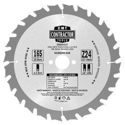 Tarcza pilarska do cięcia drewna Ø 165/20 mm 24 zęby K16524H-X10 CMT