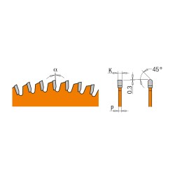 Tarcza pilarska do cięcia aluminium Ø 216/30 mm 64 zęby 297.064.09M CMT