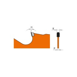 Tarcza pilarska do cięcia płyt cementowo-wiórowych Ø 160/20 mm 4 zęby 236.160.04H CMT