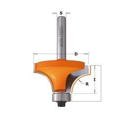 Frez zaokrąglający z łożyskiem D-44.5, I-22, R-16, S-8 mm 938.445.11 CMT