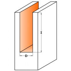 Frez prosty D-12, I-38.1, L-95, S-12 mm 912.621.11 CMT