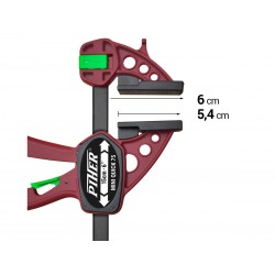 Ścisk automatyczny 150 mm Mini Quick 52415 PIHER