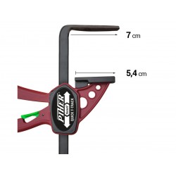 Ścisk automatyczny 150 mm Mini Quick T-Track 52101 PIHER