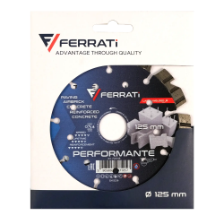 Tarcza diamentowa do betonu, rur betonowych Ø 125 mm PERFORMANTE F20148 FERRATI