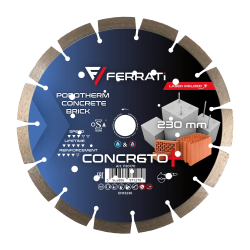 Tarcza diamentowa do betonu, rur betonowych Ø 230 mm CONCRETO PLUS F20170 FERRATI