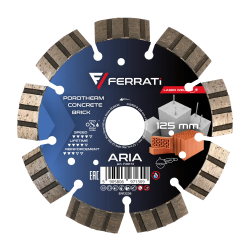 Tarcza diamentowa do betonu, rur betonowych Ø 125 mm ARIA F20173 FERRATI