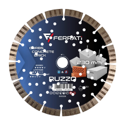 Tarcza diamentowa do betonu, rur betonowych Ø 230 mm RUZZO F20178 FERRATI