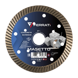 Tarcza diamentowa do betonu, rur betonowych Ø 125 mm MASETTO F20181 FERRATI