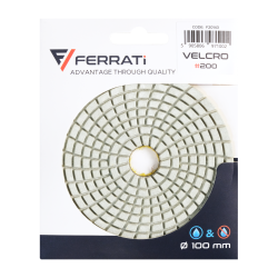 Diamentowy pad polerski Ø 100 mm P200 VELCRO F20143 FERRATI