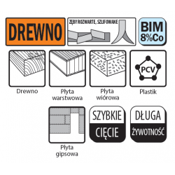 Brzeszczot do cięcia precyzyjnego 65 mm Bi-metal OMF229 Starlock 5 szt. OMF229-X5 CMT