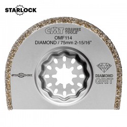 Brzeszczot segmentowy 75 mm z nasypem diamentowym 2.2 mm OMF114 Starlock OMF114-X1 CMT