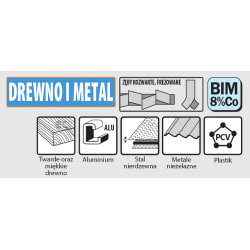 Brzeszczot do cięcia wgłębnego 22 mm Bi-metal OMS10 OMS10-X1 CMT