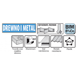 Brzeszczot do cięcia wgłębnego 28 mm Bi-metal OMS11 OMS11-X1 CMT