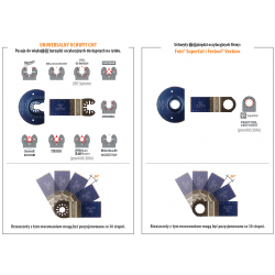 Brzeszczot do cięcia wgłębnego 45 mm Bi-metal OMS15 OMS15-X1 CMT