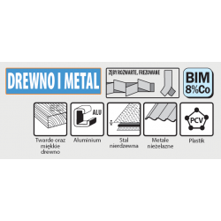 Brzeszczot do cięcia wgłębnego 45 mm Bi-metal OMS15 5 szt. OMS15-X5 CMT