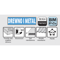 Brzeszczot promieniowy 87 mm Bi-metal OMS17 OMS17-X1 CMT