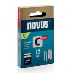 Zszywki typ C 4/12 opak. 1000 szt. 042-0800 NOVUS