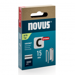 Zszywki typ C 4/15 opak. 1000 szt. 042-0801 NOVUS