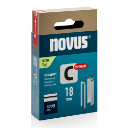 Zszywki typ C 4/18 opak. 1000 szt. 042-0802 NOVUS