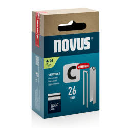 Zszywki typ C 4/26 opak. 1000 szt. 042-0804 NOVUS