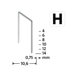 Zszywki typ H 37/8 opak. 5000 szt. 042-0771 NOVUS