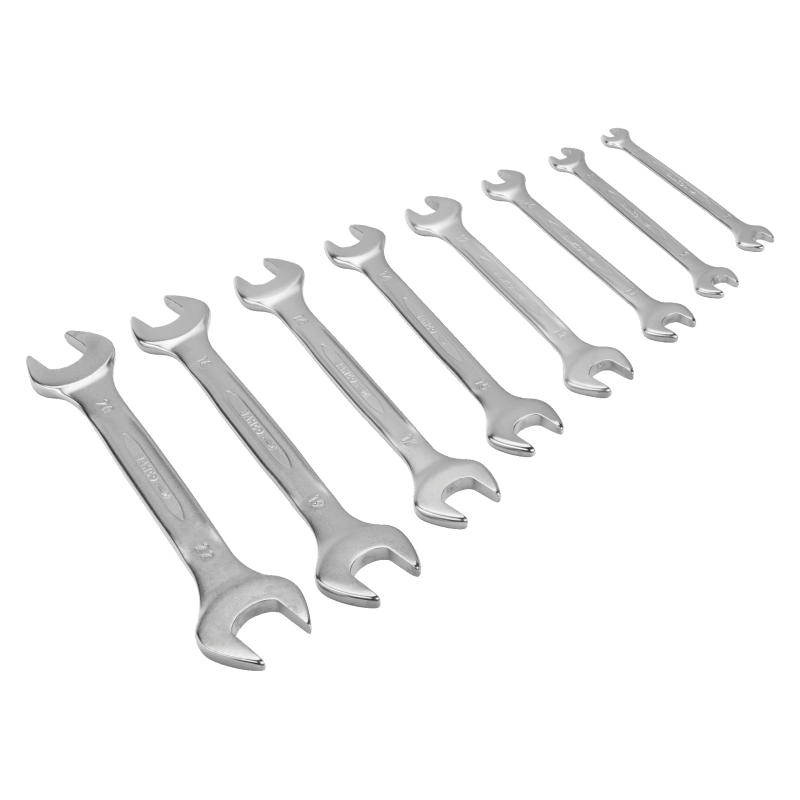 Zestaw 8 szt. kluczy płaskich dwustronnych 6-22 mm 6M/S8 Bahco Bahcocentrum.pl