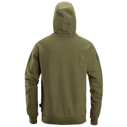 Bluza 2894 logo z kapturem kolor khaki green rozm. M 28943100005 SNICKERS WORKWEAR