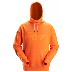 Bluza 2894 logo z kapturem kolor warm orange rozm. XS 28944100003 SNICKERS WORKWEAR