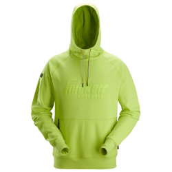 Bluza 2894 logo z kapturem kolor lime rozm. XS 28942500003 SNICKERS WORKWEAR