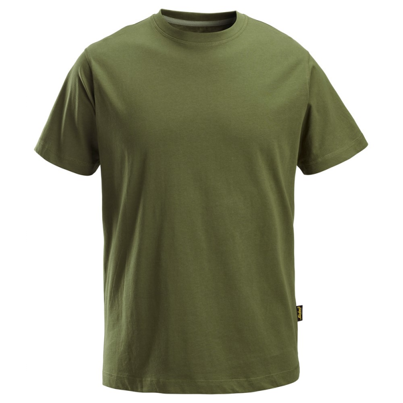 Koszulka T-shirt 2502 Classic kolor khaki green rozm. XS 25023100003 SNICKERS WORKWEAR Bahcocentrum.pl